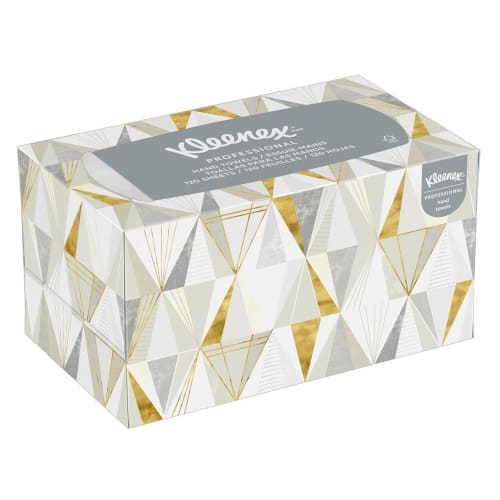 Kleenex® Hand Towels in a Pop-Up Box 8.1in x 12.4in, 120 Sheets / 18 Packs